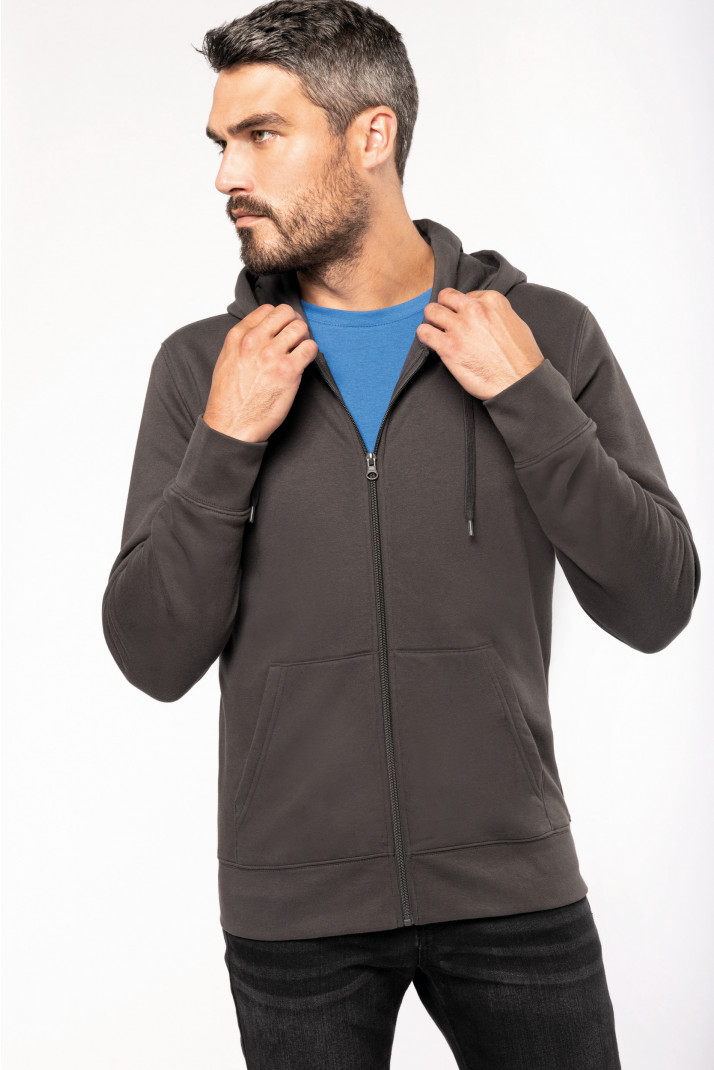 Sweat Capuche Homme Zipp Bio K Geekmonkey Cr Ez Nous Imprimons