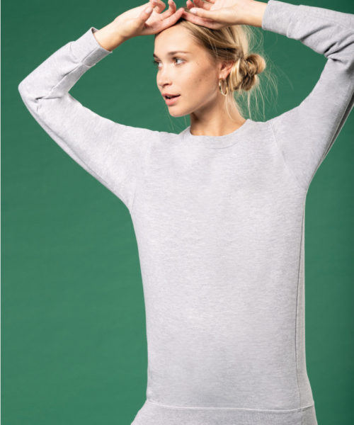 K474 - Sweat-shirt col rond femme